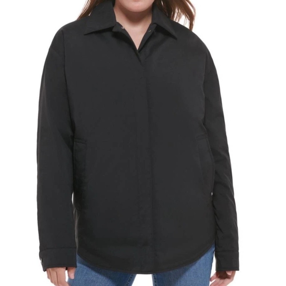 Calvin Klein Jeans Women's Lightweight Snap-Front‎ Jacket Size XS
